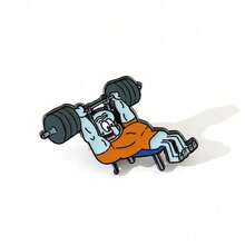 SPONGEBOB 海绵宝宝 1/4 件套奇幻卡通胸针套装 个性化肌肉派大星龙虾拉里珐琅别针 背包服装首饰金属徽章配饰礼品 - 均碼 - 查看 13