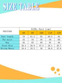 少女休闲水洗弹力腰阔腿牛仔裤 - 藍色 - 查看 6