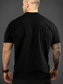 Men's Plus Size 0XL-5XL Funny Thanksgiving T-Shirt - I Came In Like a Butterball Turkey & Pumpkin Design, 100% Cotton Oversized Casual Shirt for Big & Tall, Turkey Day Parties, Fall Events (Black), PLUS SIZE - Negro - Ver 4