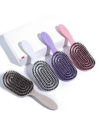 1支装定型梳，空心梳，沙龙级按摩气垫梳，防静电造型梳，用于梳理打结的头发，也可用于打造光滑的后梳造型，卷发造型，边缘梳，梳子，梳头，梳子套装，梳头，卷发梳，解结梳，女士专用梳，头发护理，旅行，美发产品，美发工具，美发用品，理发师，理发师配件，理发店，美发设备