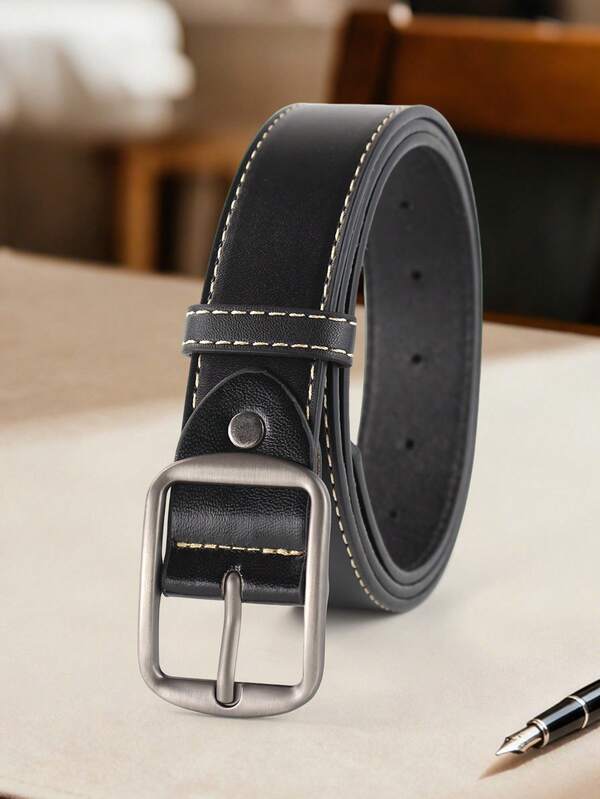 1 pezzo Cintura decorativa di moda in PU versatile per uso quotidiano, estate, scuola, autunno, Ognissanti