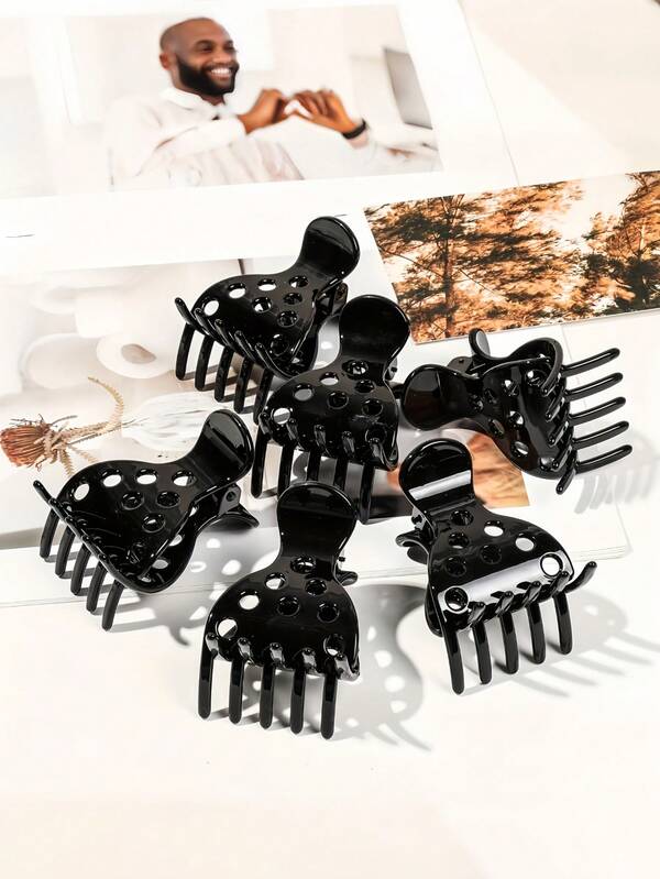 4 pièces Pinces à cheveux, pince à racines bouclées et pince à cheveux épais, accessoires de coiffure élastiques pour boucler, pince de levage naturelle sans couture pour les racines de cheveux