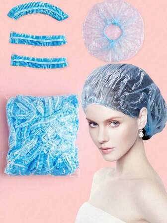 100 st hårprodukter, hårverktyg, håraccessoarer, hårvård, locktång, hårklippare, hårklippningstillbehör, hårstylingutrustning, resetillbehör, frisyrer, duschmössa