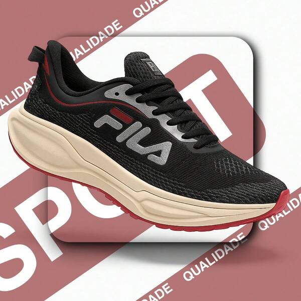 Tênis Esportivo Masculino Preto – Confortável e Anatômico, Amortecedor Interno, Corrida, Caminhada e Academia 34 ao 43