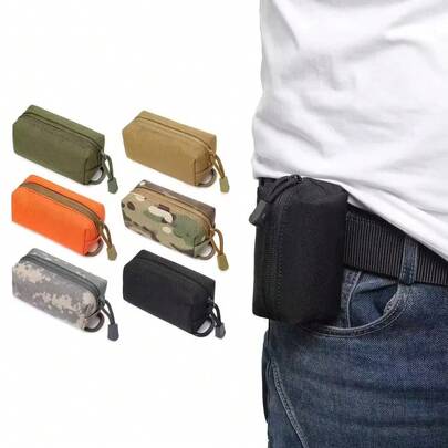 Multifunctional Sports Key Pouch Tactical Style Small Hanging Bag Bluetooth Earphone Case Thick Coin Purse Mini Wallet Small Wallet Wallet Keychain For Women For Men Key Holder