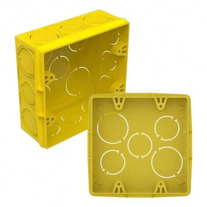 Kit C/ 30 Unidades de Caixas 4x4 P/ Fiação Elétrica de Energia Residencial.