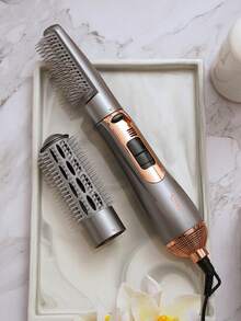 CRASTS 二合一吹风机和直发梳，多功能美发造型工具，可吹干、拉直和卷发，温和护发 - 查看 2