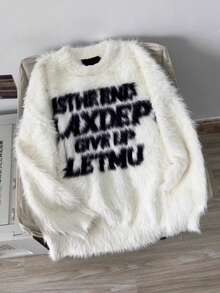 Women Knit Tops - Black - View 4