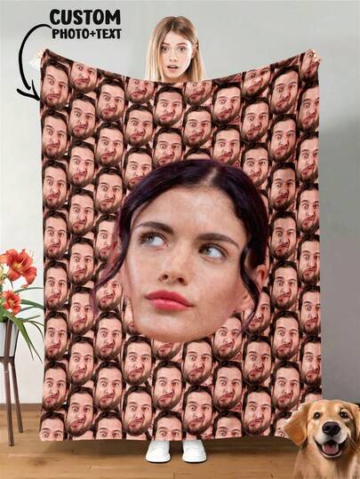 שמיכת פלנל אישית אחת עם תמונה וטקסט, שמיכת מצעים, שמיכת תמונה בהתאמה אישית, שמיכת תמונה משפחתית אישית, שמיכת תמונה בהתאמה אישית, שמיכת נוי אישית עם תמונה, שמיכה נעימה, מתנה משפחתית, מתנת חתונה, מתנת יום האם, מתנת יום הולדת, לשימוש משרדי