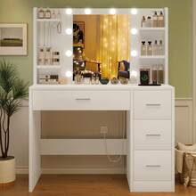Vanities & Vanity Benches - Black - View 9
