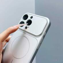 Transform Into An Phone 17 In Seconds! Luxury Double Tempered Glass Ultra-Thin Phone Case! Tempered Glass Camera Protection, Tempered Glass Back Panel For Phone 17/17 Air/17 Pro/17 Pro Max/16 Pro Max/15/14 Plus - Silver - View 2