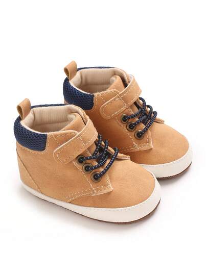 Weiche Sohle Anti-Rutsch warme High-Top Lässig Schuhe für Kleinkind 0-1 Jahre alt, Frühling/Herbst