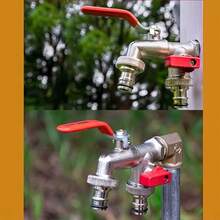 1pc Heavy Duty Outdoor Faucet - Industrial Grade Single Hole Mount With Threads, Corrosion Resistant For Garden, Farm, Patio, Workshop - Compatible With Hose Connectors, Spray Guns - Includes Hardware For Easy Installation, Garden Hose Adapter, Farmland Irrigation Tool, Vintage Design, Sturdy Construction, Threaded Connection, For Home Gardeners