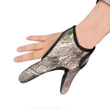 Guantes de pesca de 2 dedos, protector de dedos para tiro con arco antideslizante y anticorte, guantes de lanzamiento impermeables y duraderos - Multicolor - Ver 18