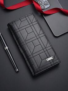Ví dài nam, ví đựng thẻ 3 trong 1 đa ngăn, ví đựng tiền xu, ví thời trang cho vest. - Nhiều màu - Xem 11