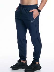 Ripoll Kit Of 3 Men's Windbreaker Tactel Elastane Jogger Pants For Training, Gym, And Sports - 黑色/鉛色/海軍藍 - 查看 2