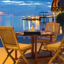 Decorative Fireplace Heater, Cylindrical Glass Decorative Flame Chimney, Suitable For BBQ Tables, Home Gatherings, Birthday Gifts, Weddings, Events, Outdoor Bars, Cafes, Camping, Restaurants, Bedrooms, Christmas And More - Multicolor - View 4