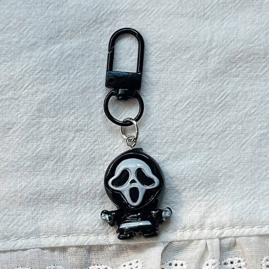 Halloween Ghost Skull Keychain Resin Cute Pendant Student Gift Holiday Event Small Gift Bag Ornaments - 3 - 查看 1
