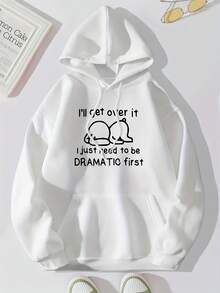 This Hoodie Features A Minimalist Design, Providing Warmth And Comfort, And Comes With A Spacious Kangaroo Pocket. Very Suitable For Daily Wear And Various Occasions, Showcasing Natural Elegance. It Is An Essential Gift Choice. Machine Washing Is Convenient For Care. Support Local Delivery. - White - View 2