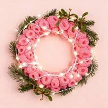 1pc Large Raspberry Wreath Shaped Candle Mold - Professional DIY Handmade Silicone Mold, Suitable For Candle, Soap, Wax, Plaster, Resin DIY, Wedding, Birthday, Valentine's Day, Christmas, Mother's Day, Thanksgiving Decor - Easy Release, Durable, Natural Texture Design