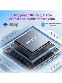 2025新款蓝牙5.3耳机，真无线蓝牙耳机，超长续航，适用于笔记本电脑、平板电脑和智能手机，是运动健身的理想之选 - 白色 - 查看 7