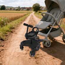 Universal Stroller Board With Saddle Seat And Standing Platform Adjustable Design Sit And Stand Stroller Buggy Child Board For Different Models Of Strollers