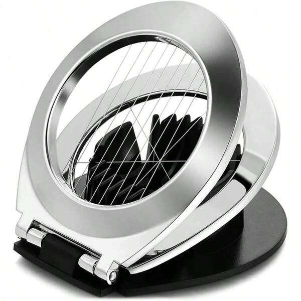 2-In-1 Stainless Steel Egg Slicer And Dishwasher-Mozzarella Cheese Cutter