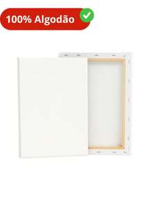 Kit 10 Telas 10x15 – Arte Profissional p/ Projetos Visuais - Branco - Visão 2