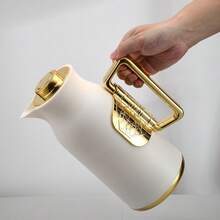 1000ml Thermal Coffee Carafe Double Walled For Hot Drinks Hot 12Hours/Cold 24 Hours, Coffee Dispenser, Coffee Server Tea Pot Water Bottle - Multicolor - View 8