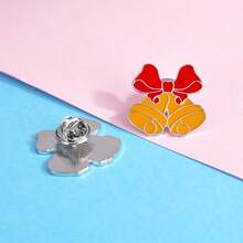 11 Stücke personalisierte Cartoon Weihnachtsserie Brosche, süße Weihnachtsmann Öltropfen Anstecknadel, Weihnachtsgeschenk, Weihnachtsanstecknadel, Weihnachtsdekoration - Weiss - Übersicht 10