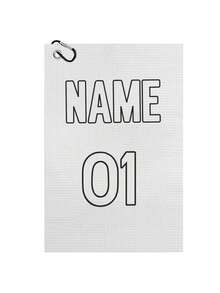 (Text cu model personalizat) Prosop sport de golf Prosop sport imprimat cu nasturi pentru alpinism Prosop sport ultrafin din fibră portabilă cu tijă de ștergere Prosop de yoga Prosop de golf cu pliere triplă