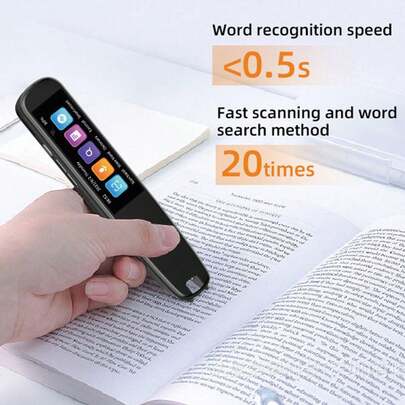 2.99-Inch Scanning Translation Pen 2MP Smart HD WiFi 131 Languages Translator Device Dictionary Pen For Language Learners