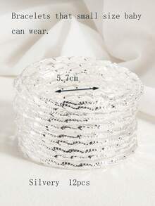 12 件独特设计女孩/女孩编织绳手链