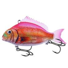 HENGJIA 1pc VIB Soft Lure 12.5g 25g 32g Realistic Design Dynamic Swimming Lure Vibrating Sinking Type Saltwater Fishing Lure Wobbling Lure - Multicolor - View 9