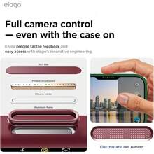 elago Funda Magnética de Silicona para iPhone 17 Pro MAX 6,9'' - Compatible con MagSafe, Silicona Líquida Premium, Funda Protectora, Antigolpes, Perfil Delgado (Azul Cielo) - Burdeos - Ver 5