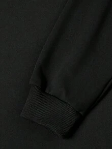 Men Zip-Up Hoodies - Black - View 5