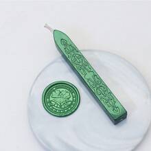 5pcs/Bag Sealing Wax Sticks With Wicks, Antique Metallic Totem Fire Manuscript Seal Wax For Wax Seal Stamp Back To School,Back To School,School Supplies - Multicolor - View 9