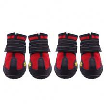 Winter Warm Dog Shoes Anti-Slip Waterproof Snow Boots For Large Dogs, Thick Outdoor Pet Booties