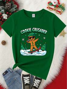 Young Girls T-Shirts - Green - View 2