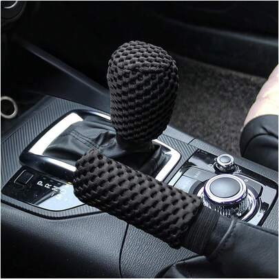 2 Stück/Set Universale Handbremsenabdeckung & Schalthebel Knaufabdeckung