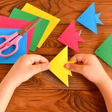 Sheets Of Paper In 10 Assorted Hues - Arts & Crafts, Paper Cutting, Drawing, And Colorful Origami - 多種顏色 - 查看 5