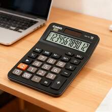 Casio Stylish Calculator, Blending Fashion And Precision, It Meets Every Calculation Need And Suits Any Office Setting M-12B-C/M-12B-C-P/M-12B-C-B/M-12B-C-G - Black - View 4