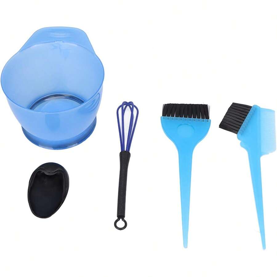 EstiloTendenciaJuego De 6 Herramientas Para TeñIr El Cabello, Juego De Brochas Para Tinte De Cabello ABS Para El Hogar, Salones Profesionales De BricolajeCalidad PremiumVersióN Mejorada - 1 - Ver 1