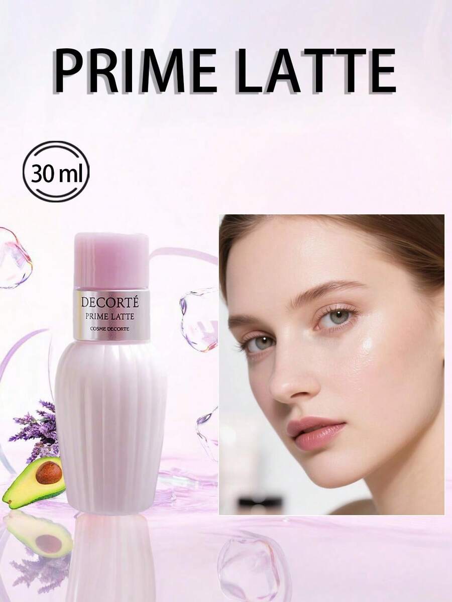 DECORTÉ Concentrado herbal de latte prime de tamaño de viaje, la rica y lujosa humedad del aceite de aguacate. Equilibra el aceite y la hidratación, acondicionando y suavizando profundamente la piel 30ml/1.01oz.