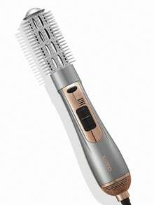 CRASTS 二合一吹风机和直发梳，多功能美发造型工具，可吹干、拉直和卷发，温和护发 - 查看 12