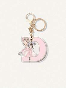 Ballet Dancer Reversible Acrylic Keychain, With A Beautiful Ballerina Pendant, Elegant Pink Ballet Skirt And Headphone Pendant Design, Lightweight And Portable Keychain, Suitable For Dance Enthusiasts, Backpack Accessories, Birthday Christmas Gifts, Ballet Costumes, Daily Fashion Accessories, Fine Craftsmanship Letter Pendant, Items - Multicolor - View 23