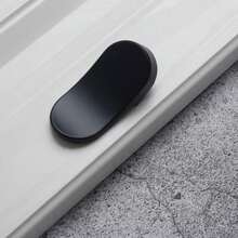 轻奢锌合金把手，铜色拉丝床头柜抽屉把手，哑光灰色衣柜门把手 - 彩色 - 查看 8