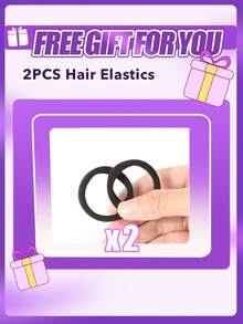 1个非洲蓬松抽绳发髻 - 抽绳马尾辫接发，真人发 | 蓬松卷曲发髻假发，带安全夹和可调节绑带，自然黑和浅棕色 - 易于造型，适合日常、派对、拍照 - 快速佩戴，适合所有浅米色调和发质 - 男女通用非洲发型假发，6/8英寸，#1B #4 - 彩色 - 查看 10