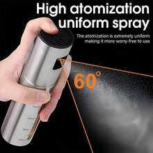 1个橄榄油喷雾瓶，二合一喷油瓶，适用于烹饪、厨房、烧烤、沙拉、烘焙等多种用途。 - 銀色 - 查看 6