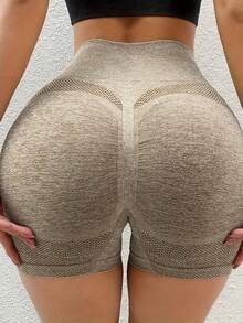 5 Pcs High Waisted Hip Lifting And Belly Hugging Shorts, Yoga Sport Leggings For Gym Lift And Shape The Buttocks, Colorful - 多色4 - 查看 6